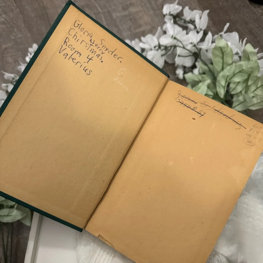 Green Collectible Vintage Hardback Book Nerdcore